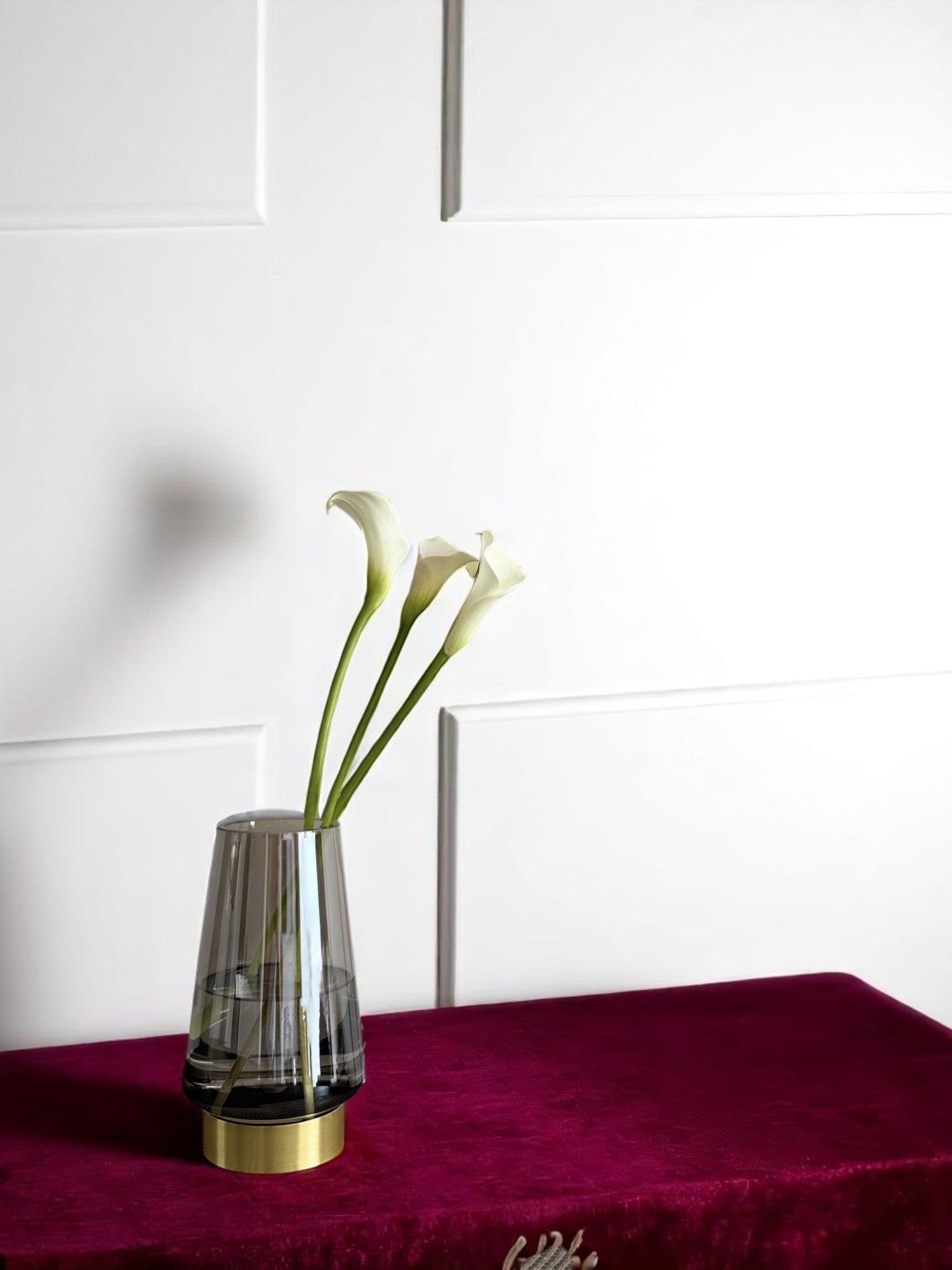 Vase "Verre Doré"