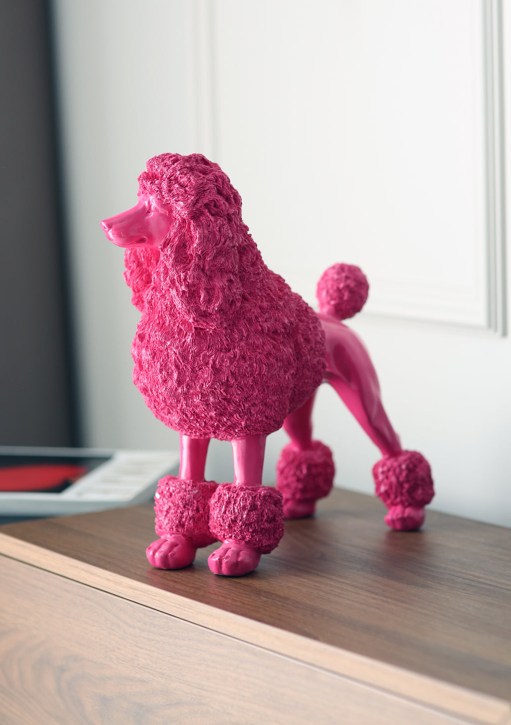 Keraminė Statulėlė „Caniche Rosé“