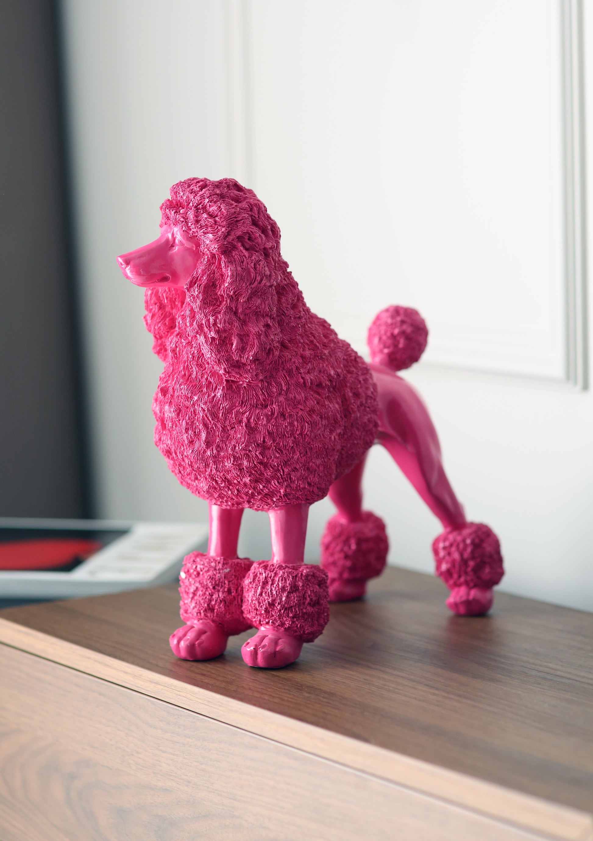 Keraminė Statulėlė „Caniche Rosé“